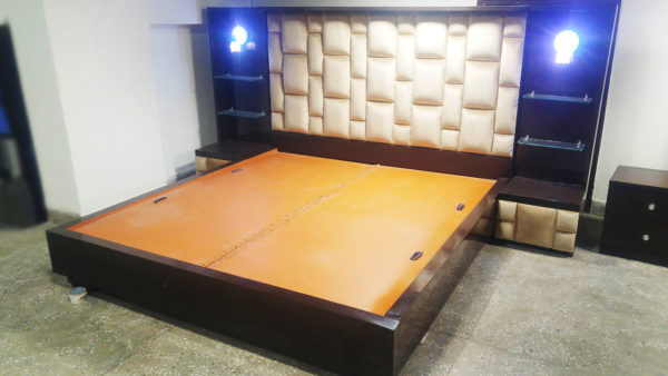 Best furniture market in delhi Hakan Dark Brown Bed