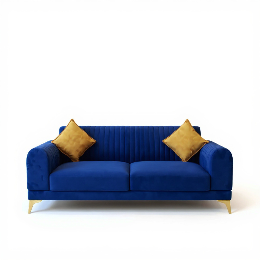 Royal Azure Luxe Sofa - Image 5