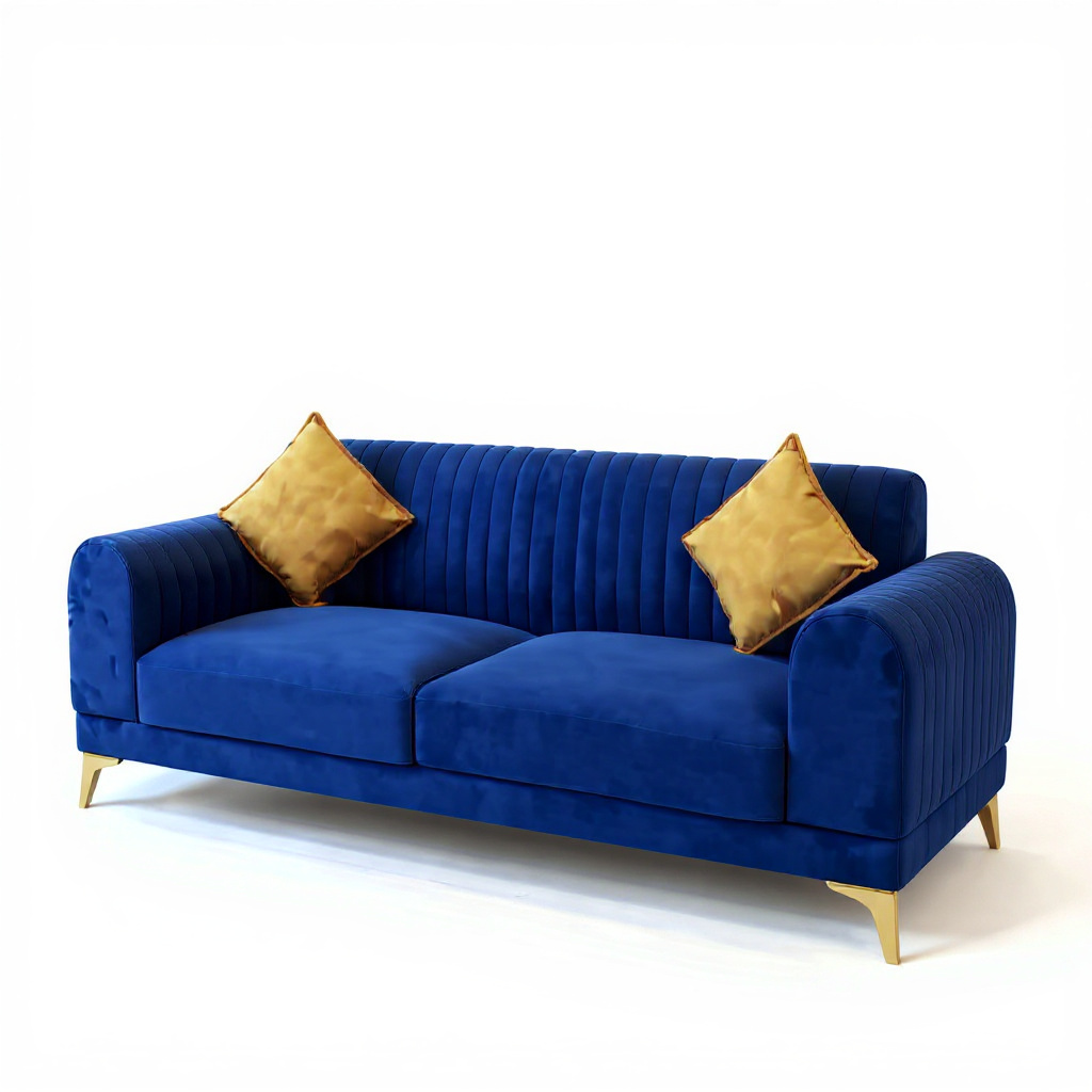 Royal Azure Luxe Sofa - Image 7