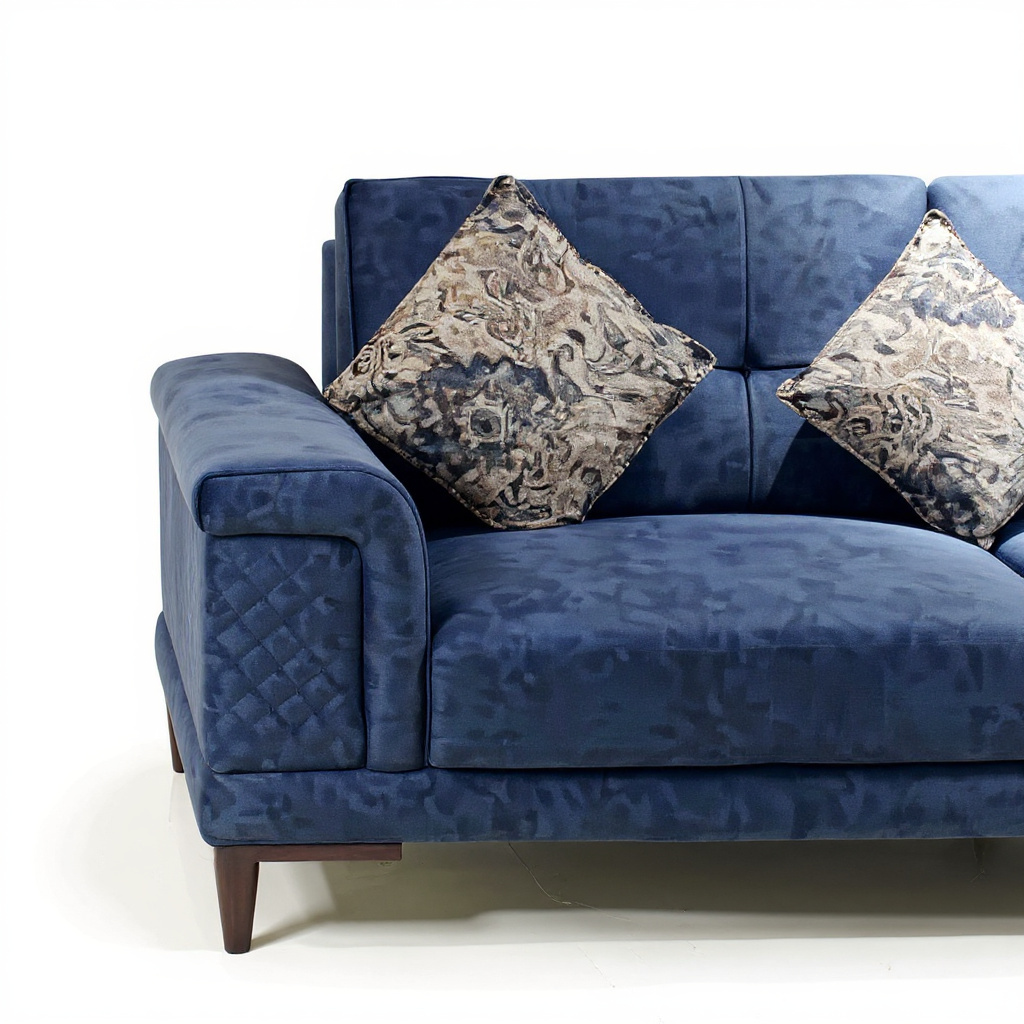 Imperial Blue Luxe Living Set - Image 2