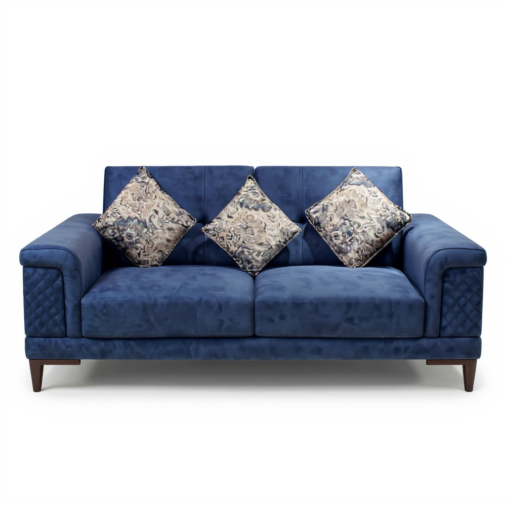 Imperial Blue Luxe Living Set - Image 4