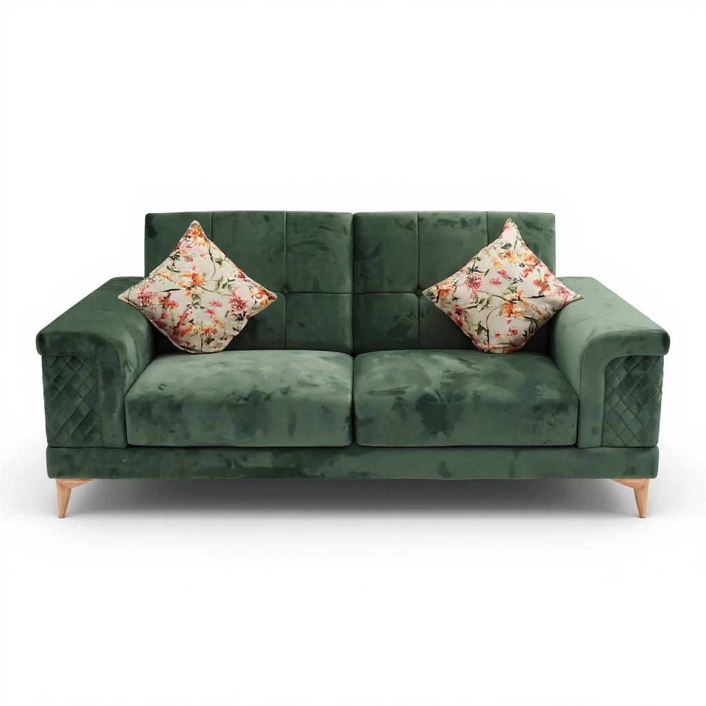 Emerald Grace Luxe Sofa - Image 4