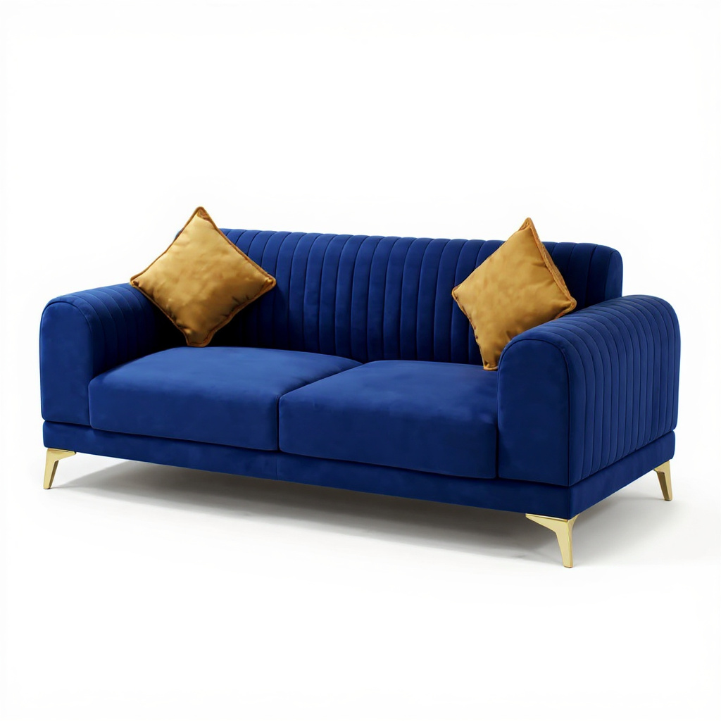 Royal Azure Luxe Sofa - Image 11