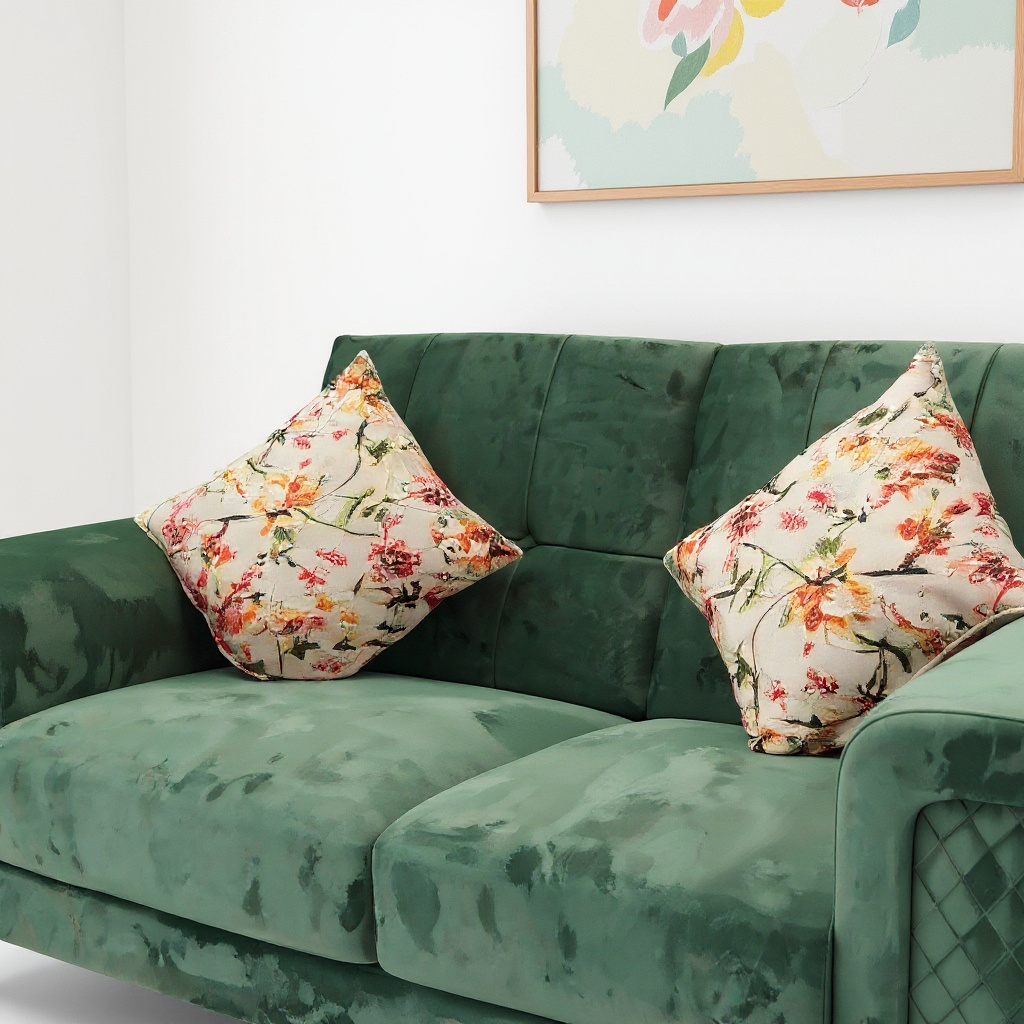 Emerald Grace Luxe Sofa - Image 9