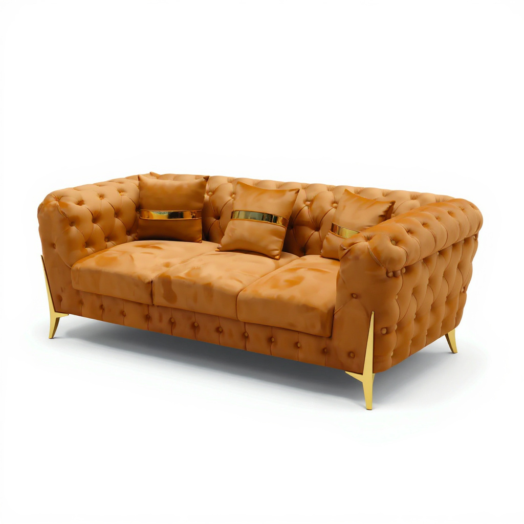 Amber Royale Chesterfield Sofa - Image 7
