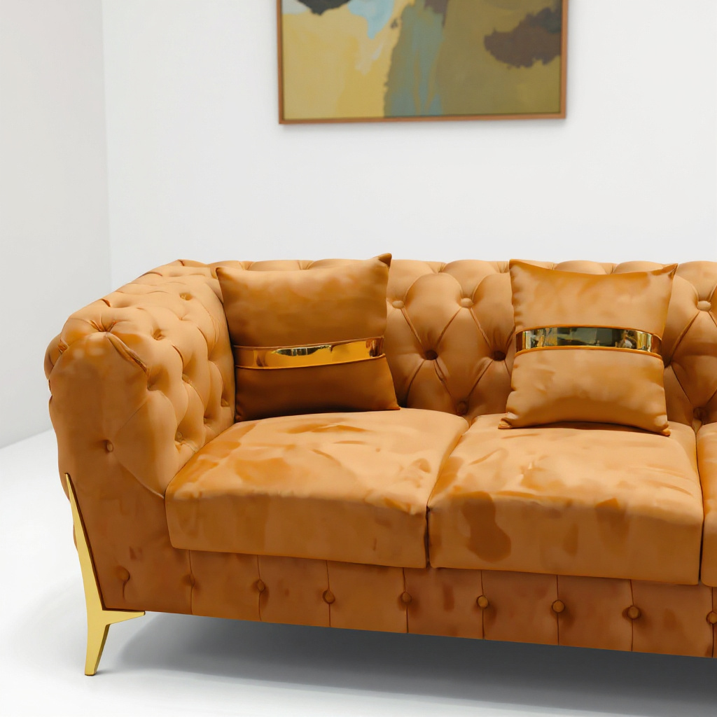 Amber Royale Chesterfield Sofa - Image 8