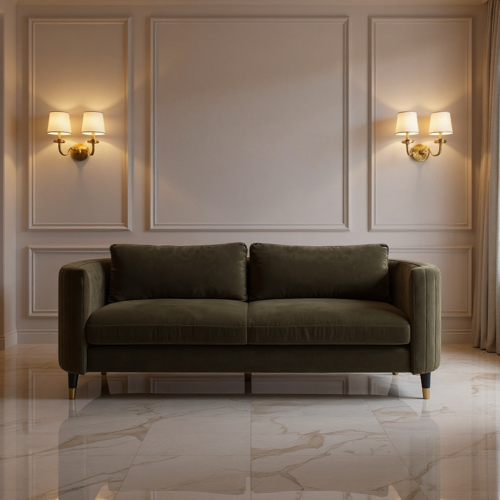Olive Crest Luxe Sofa