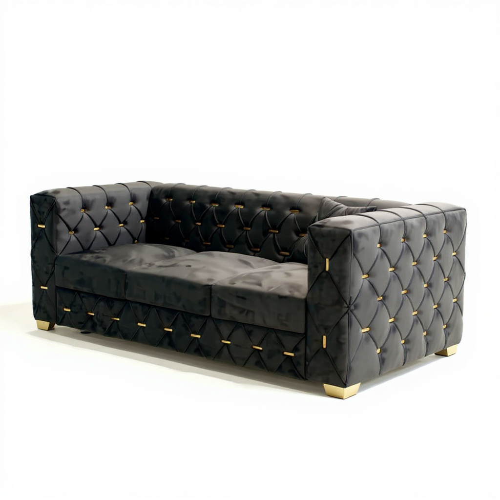 Noir Regent Luxe Sofa - Image 3